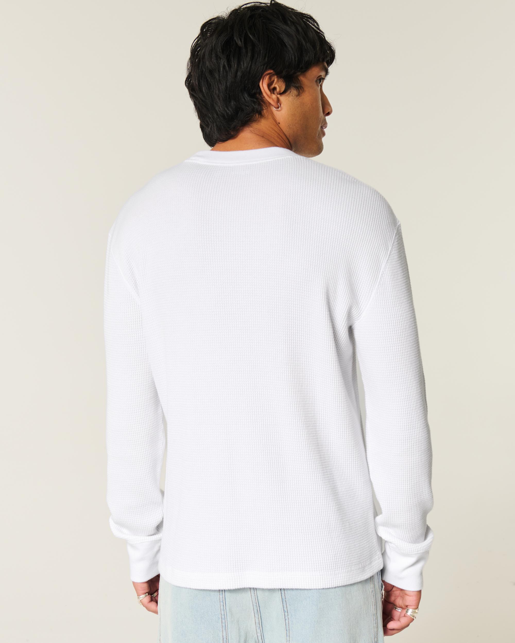 Long-Sleeve Thermal Crew T-Shirt Product Image