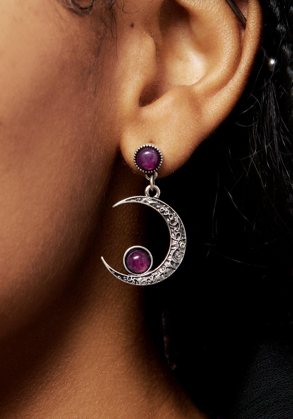 Eclipse Gem Drop Earrings Product Image