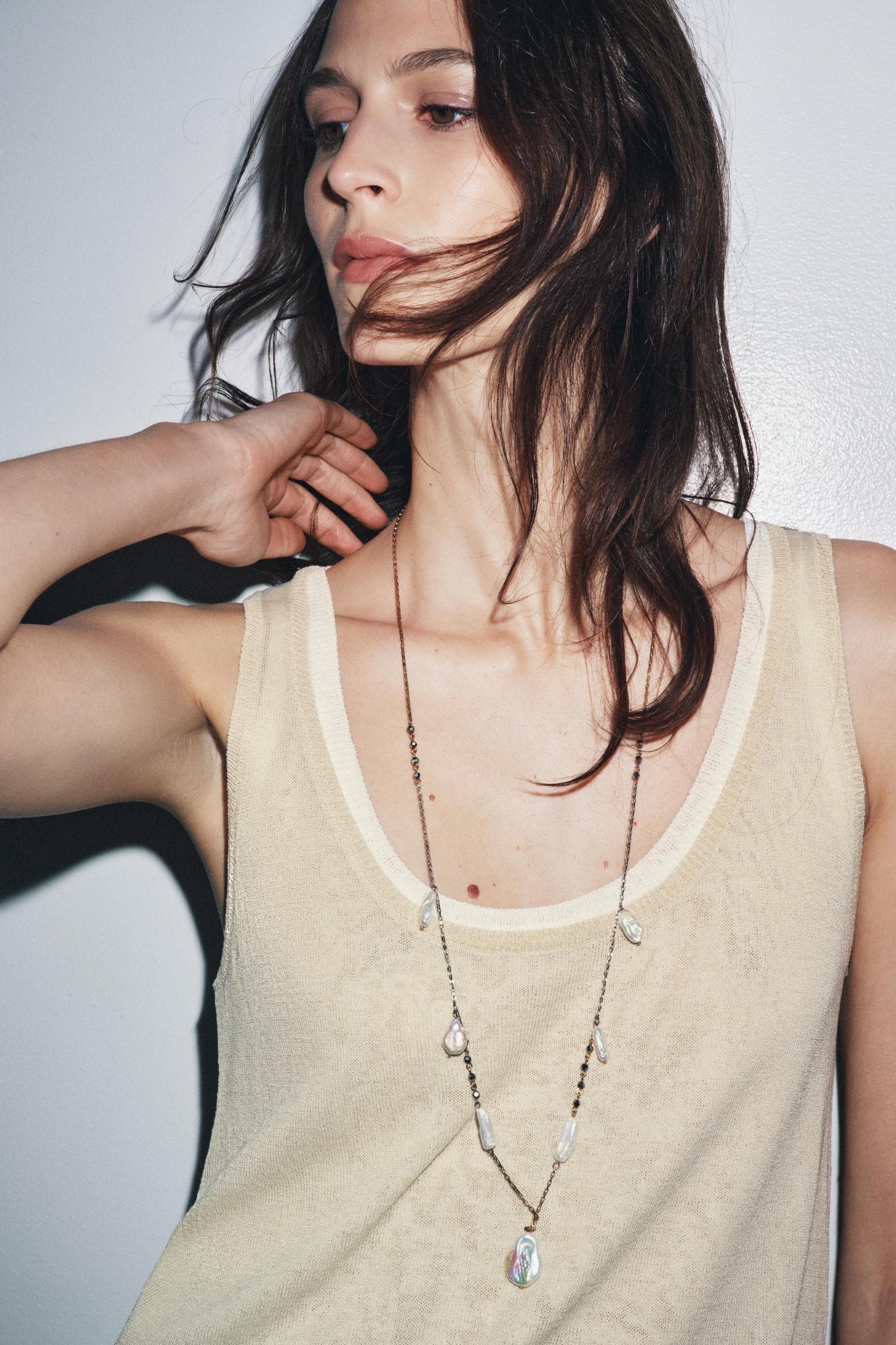 PEARL CHAIN NECKLACE Product Image