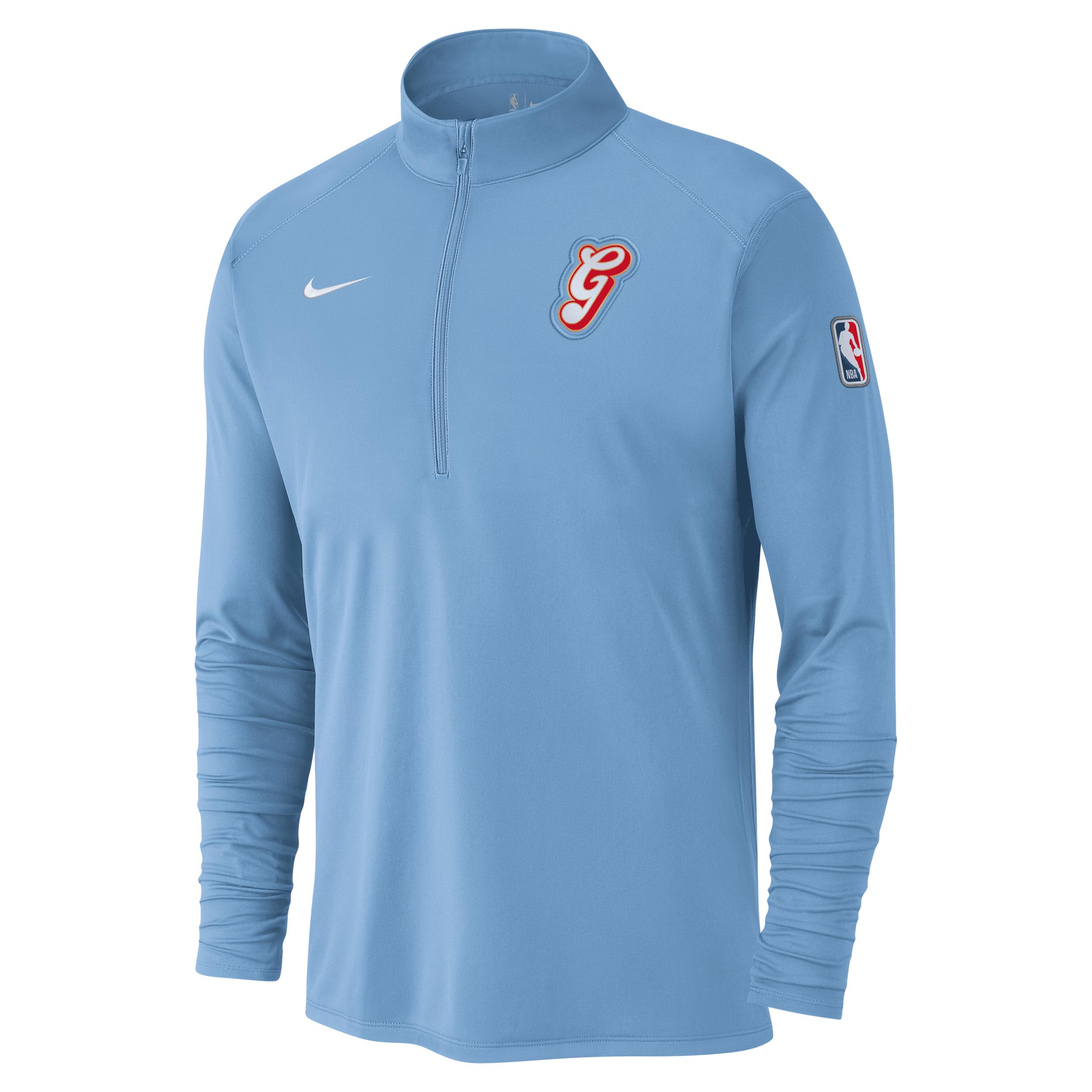 Chicago Bulls City Edition Men's Nike Dri-FIT NBA 1/2-Zip Long-Sleeve Top Product Image