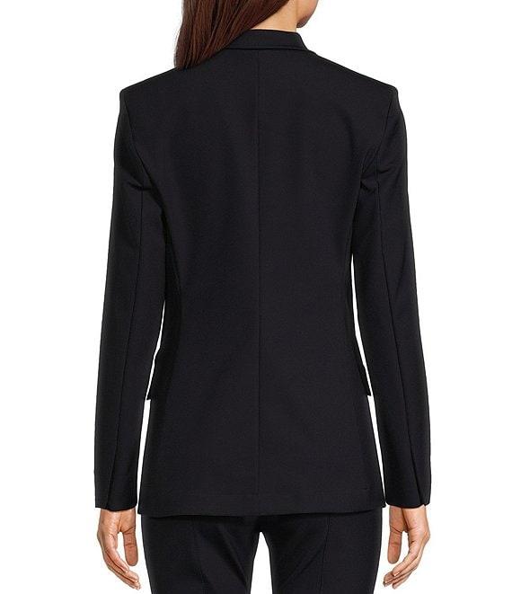 BOSS by Hugo Boss Jabinalah Stretch Woven Notch Lapel Collar Long Sleeve One-Button Front Jacket Product Image