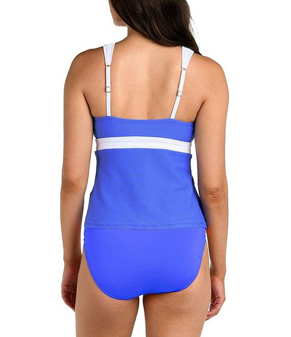 24th & Ocean Solid High Waist Swim Bottom Product Image