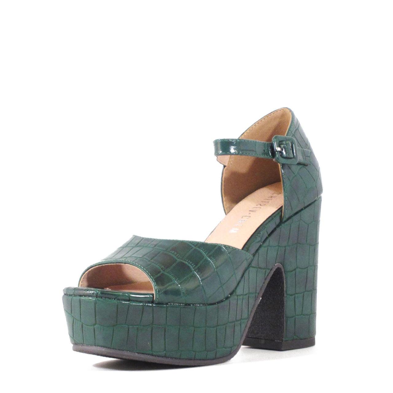 Quill Croco Platform Heels Product Image