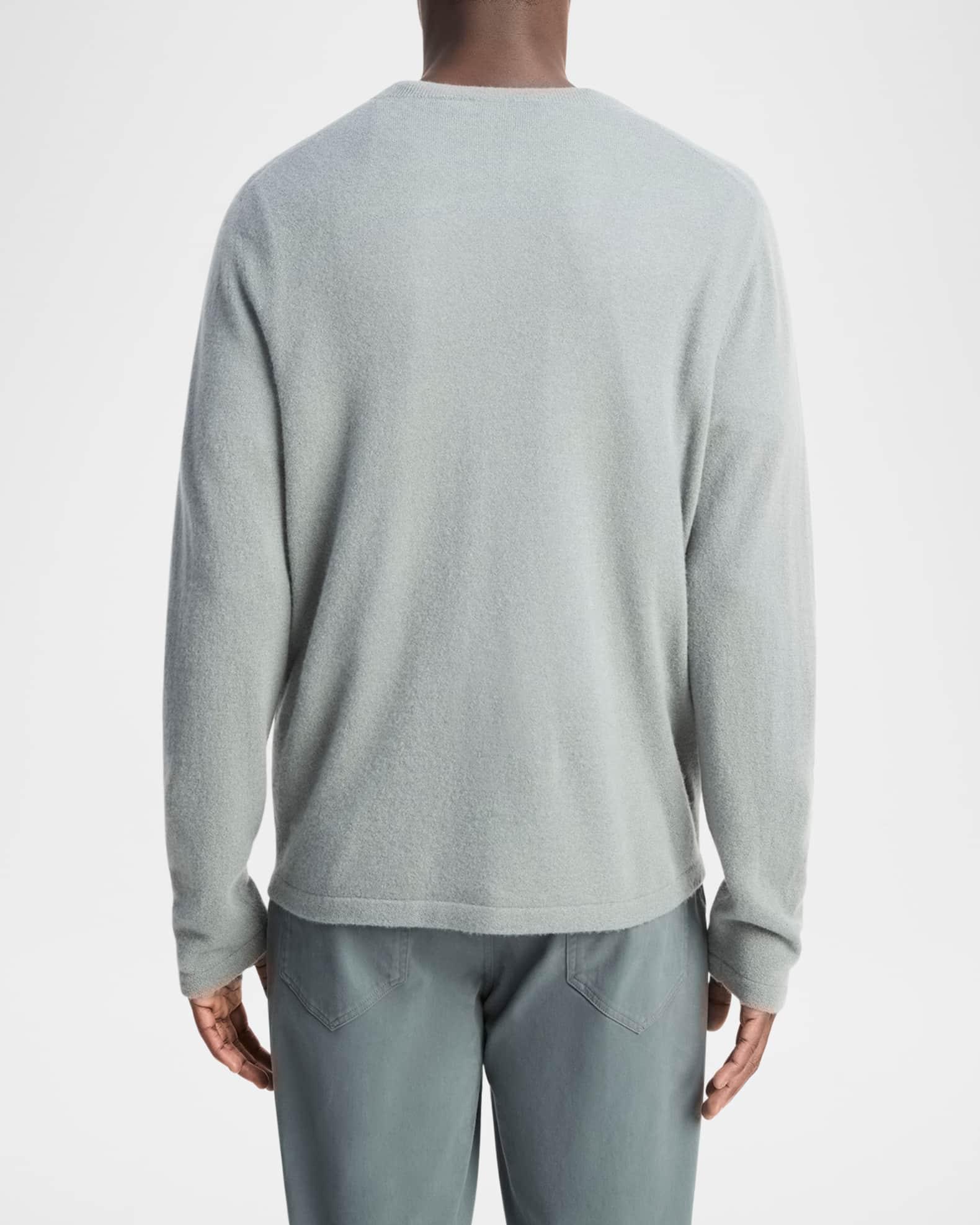 Men's Cashmere and Mulberry Silk Long-Sleeve T-Shirt Product Image