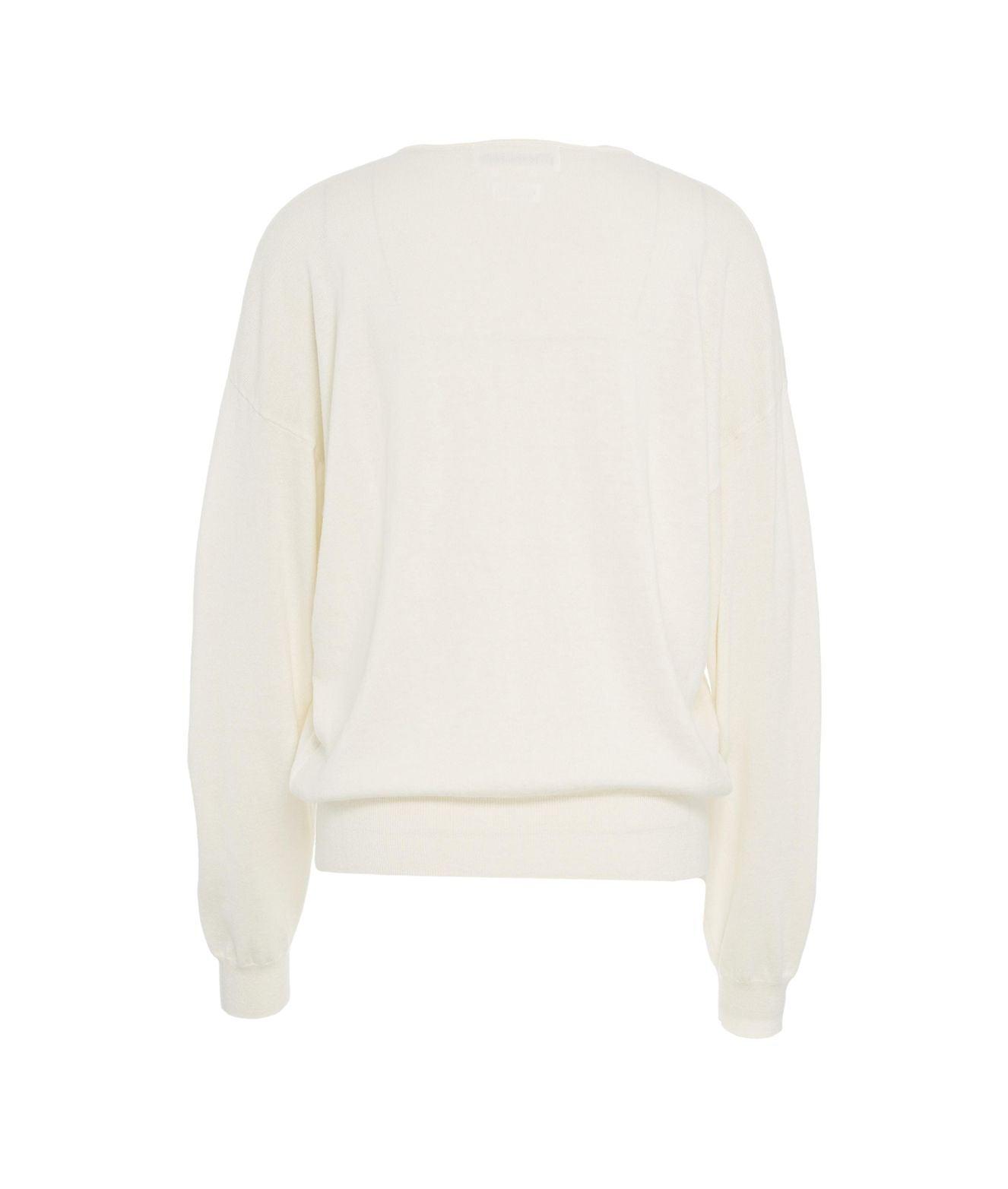 Knit pullover with V-neck Product Image