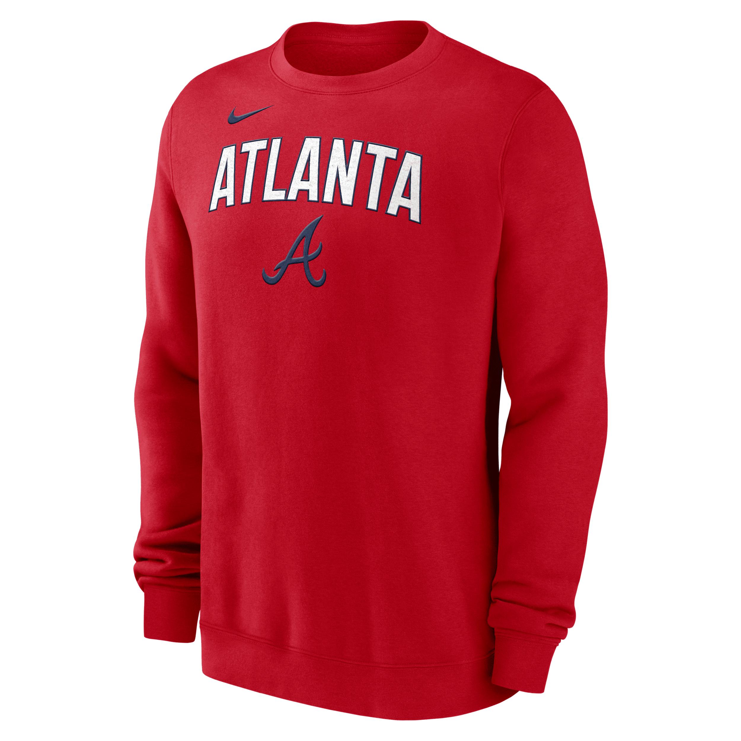 Atlanta Braves Nike Men's MLB Pullover Crew Product Image