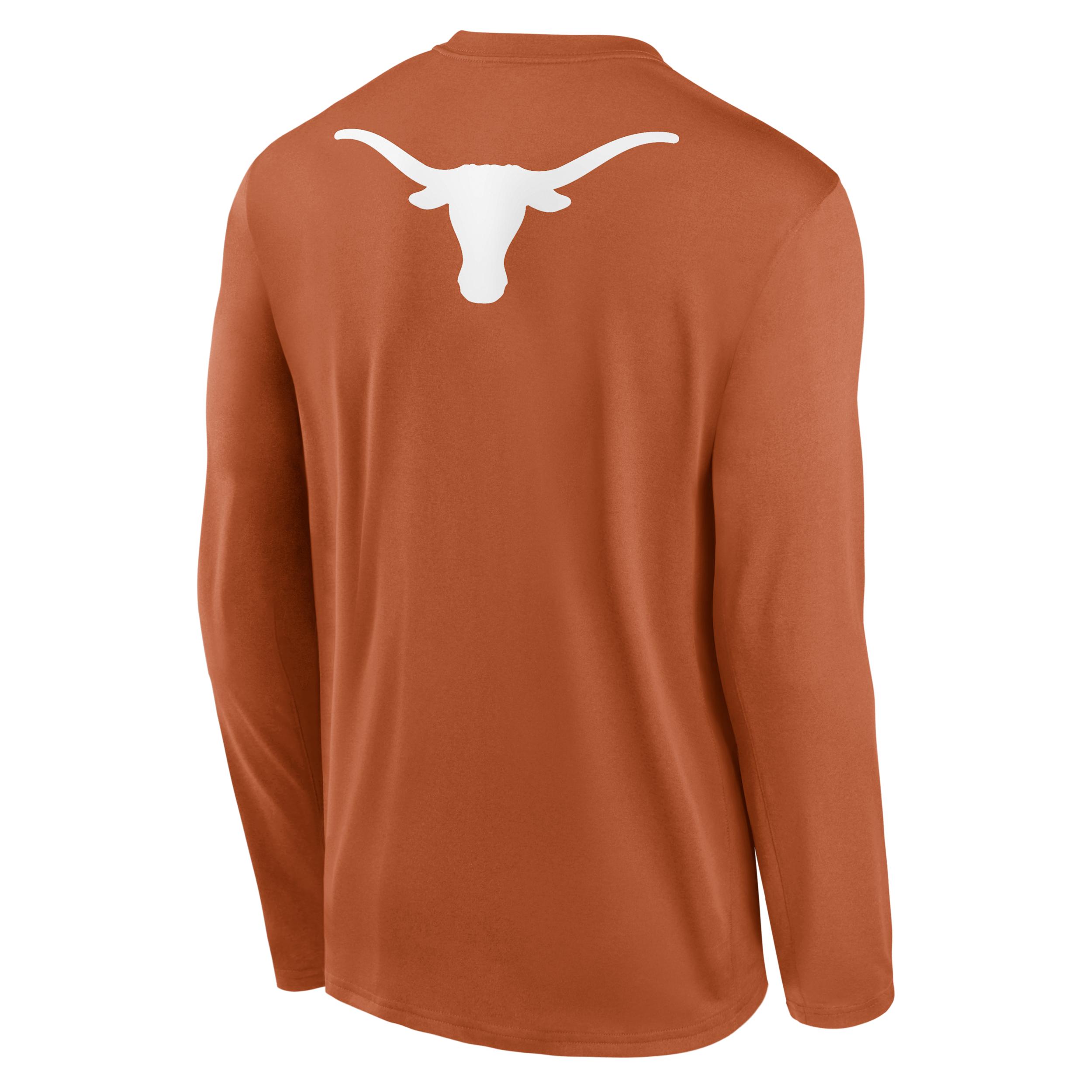 Texas Primetime Legend 2-Hit Nike Mens Dri-FIT College Long-Sleeve T-Shirt | NKGT81FTXE-6TH Product Image
