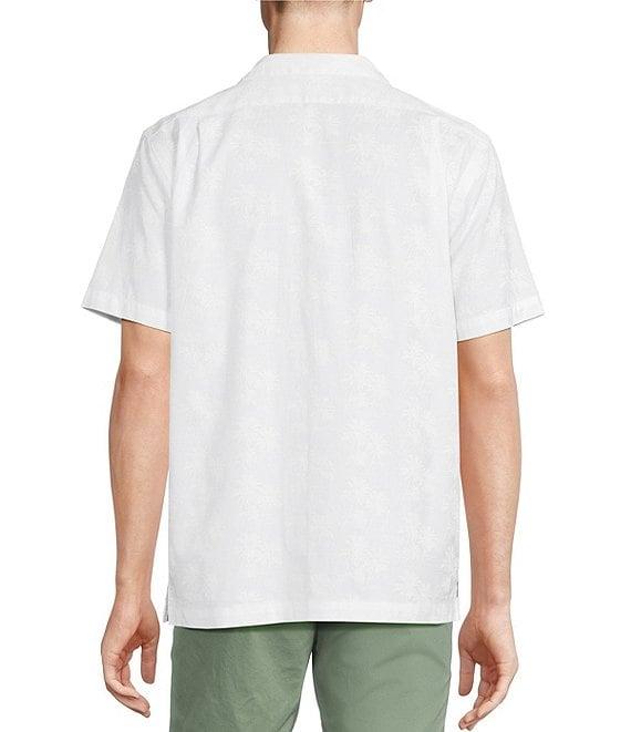 Cremieux Blue Label St. Tropez Collection Palm Tree Short Sleeve Woven Camp Shirt Product Image