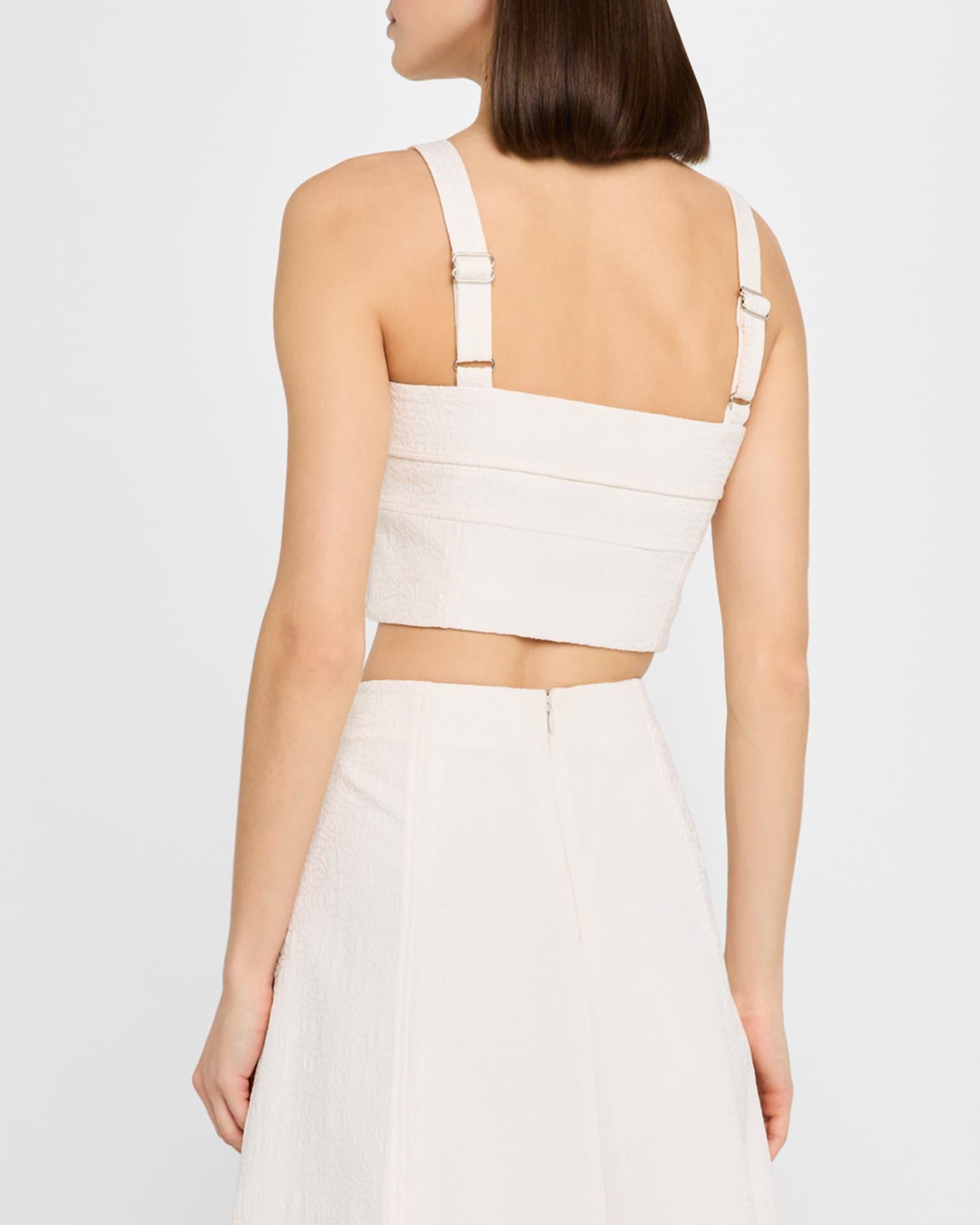 Faxon Textured Sleeveless Crop Top Product Image