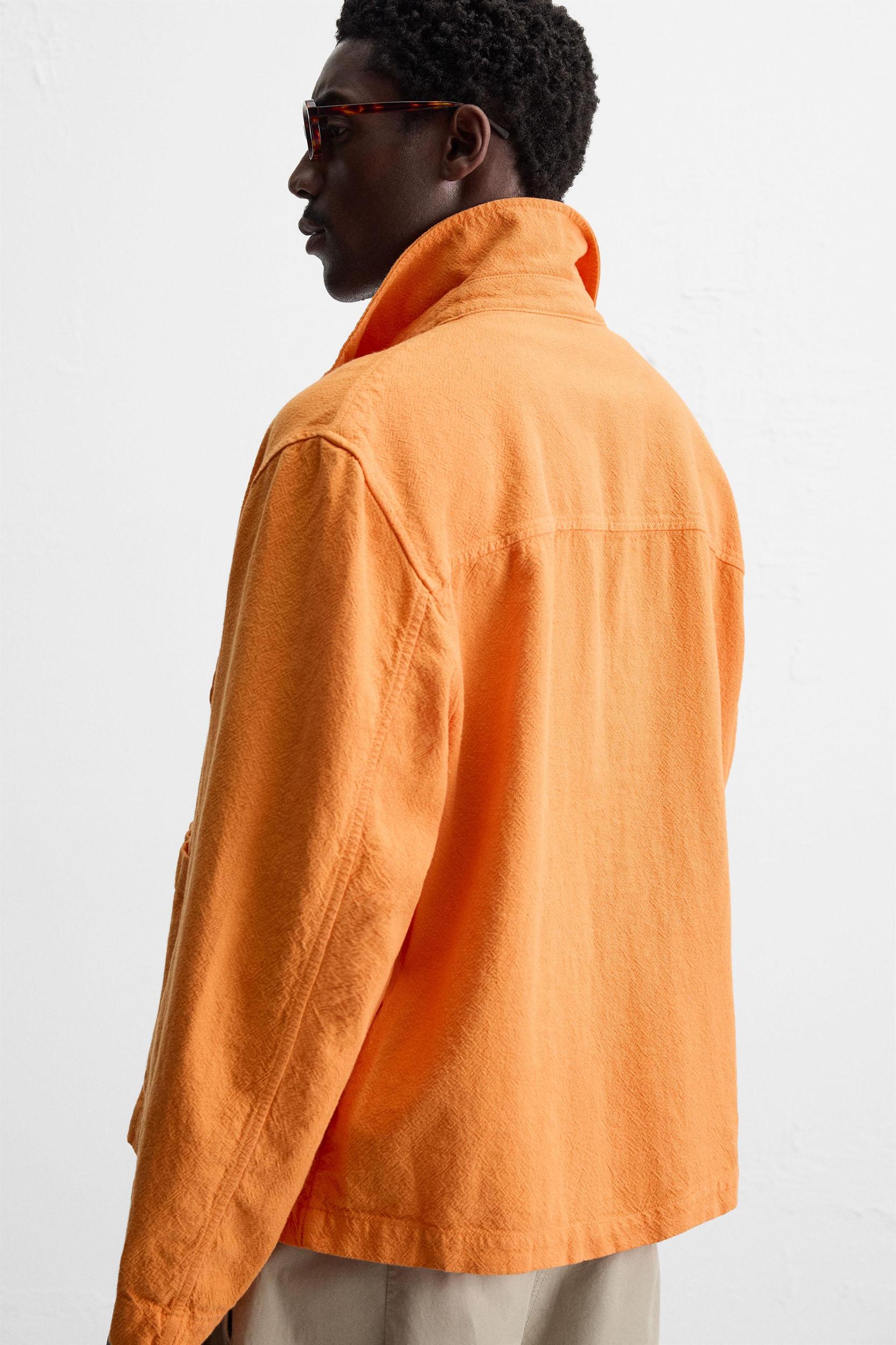 LINEN - COTTON OVERSHIRT Product Image