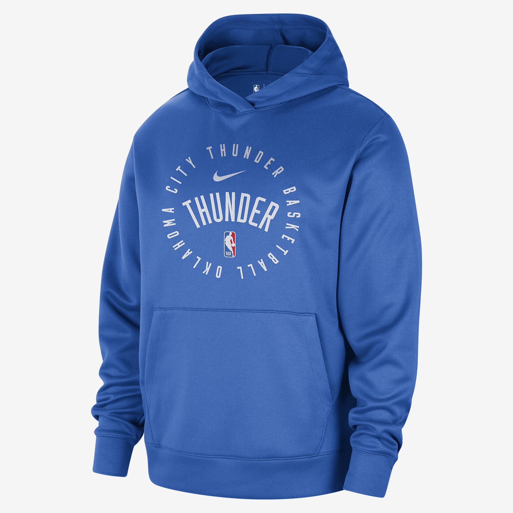 Oklahoma City Thunder Spotlight Men's Nike Dri-FIT NBA Pullover Hoodie Product Image