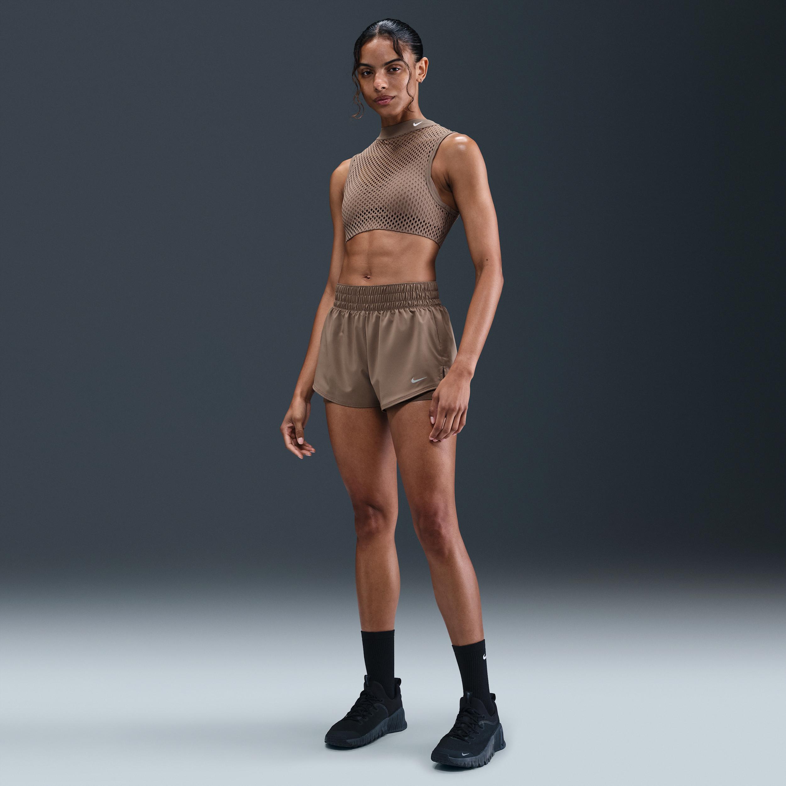 Nike Womens Indy Net Light-Support Padded Sports Bra | HF5422-010 Product Image