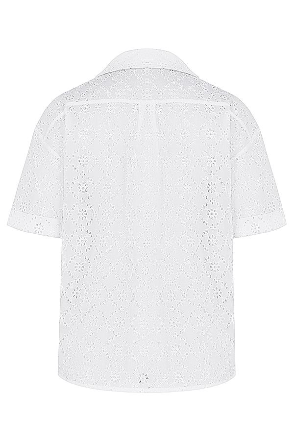 Carrie  white broderie anglaise shirt - sale Product Image