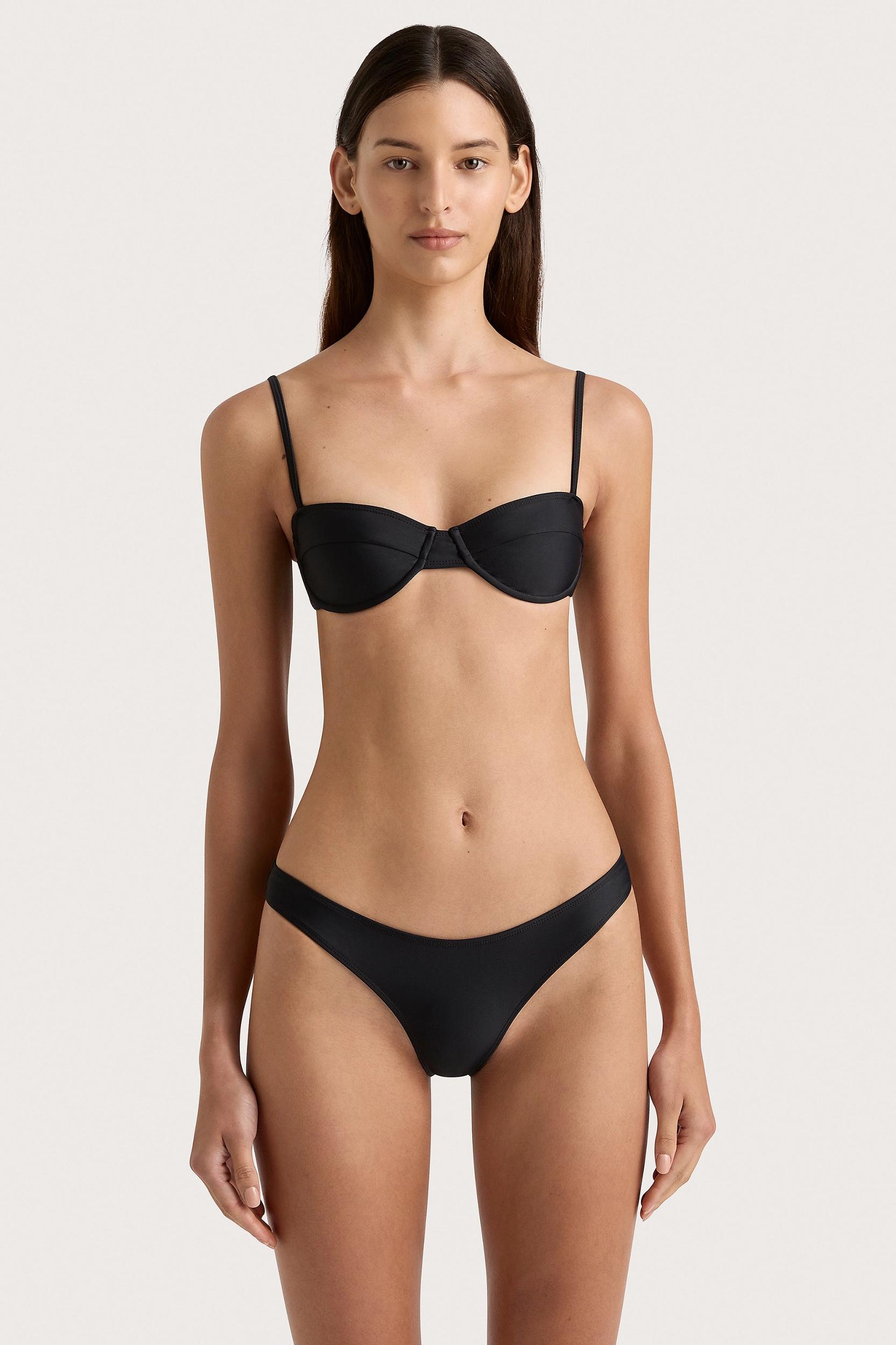 Farrah Bikini Top Black - Final Sale Product Image
