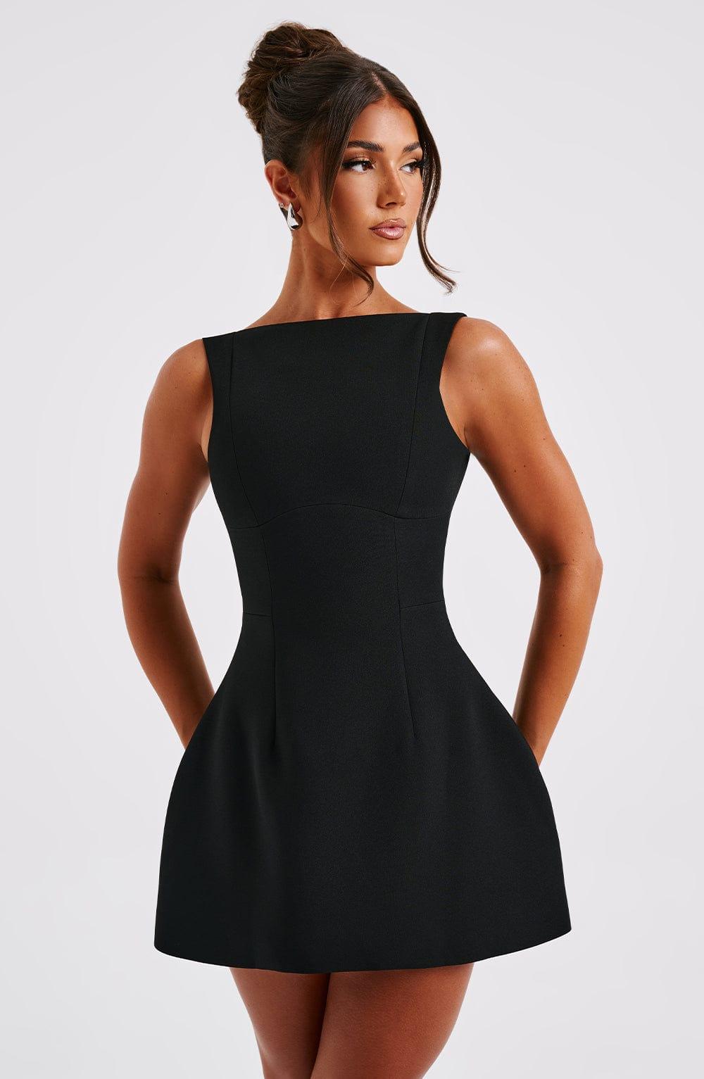 Alana Mini Dress - Black Product Image