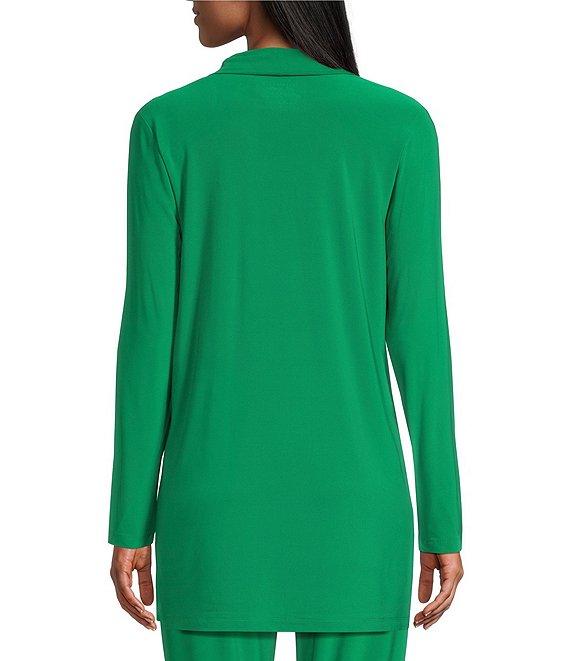 Investments Petite Size Soft Separates Long Sleeve Side Slit Open-Front Coordinating Cardigan Product Image