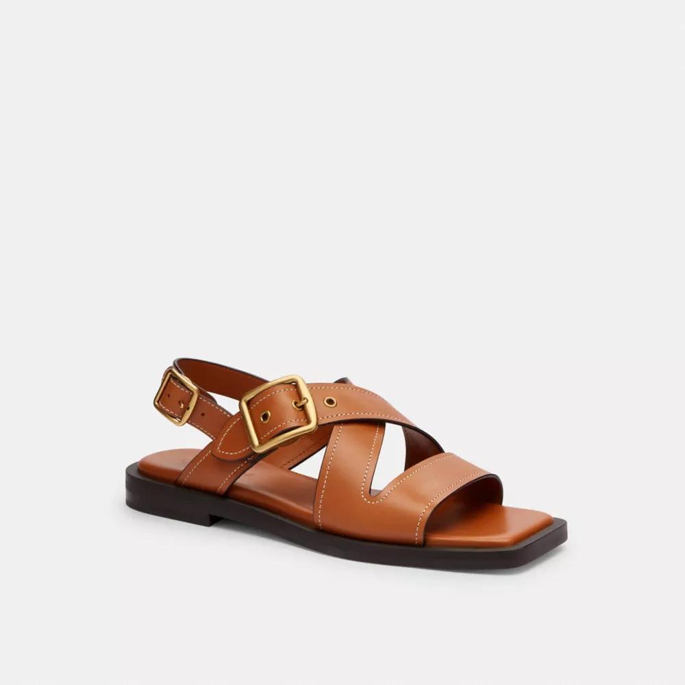 Archival Buckle Flat Sandal Product Image