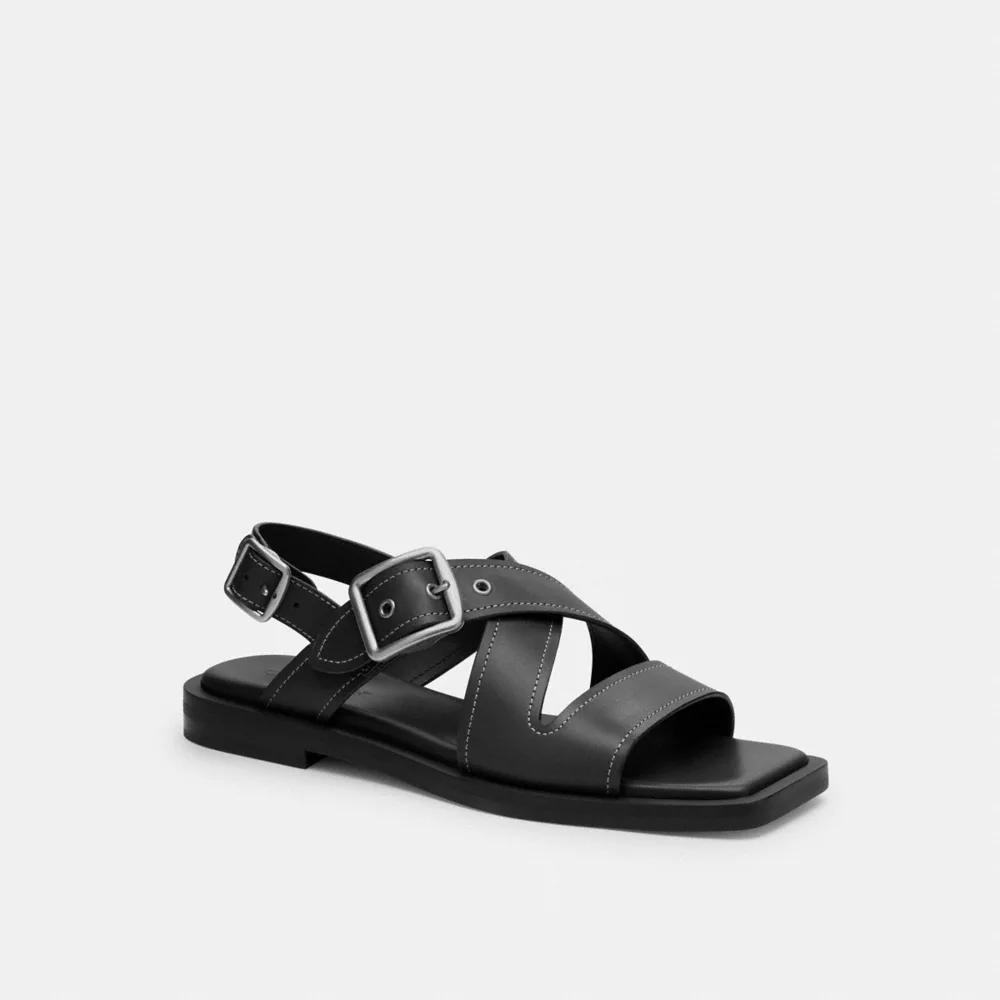 Archival Buckle Flat Sandal Product Image