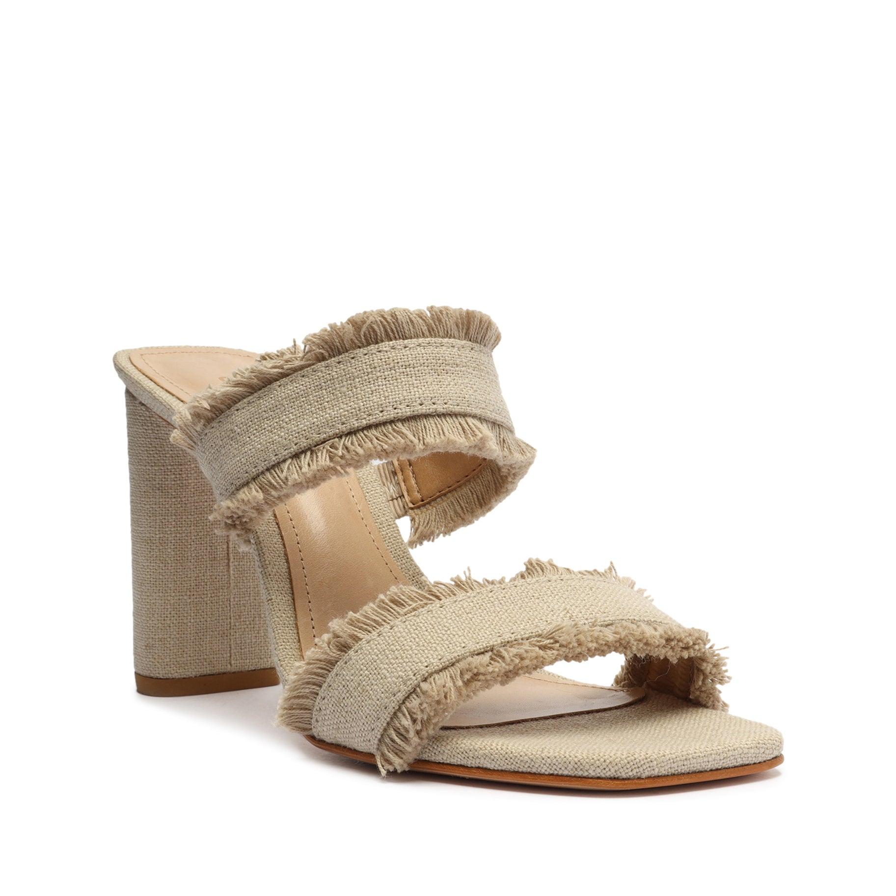 Amely Linen Sandal Female Product Image