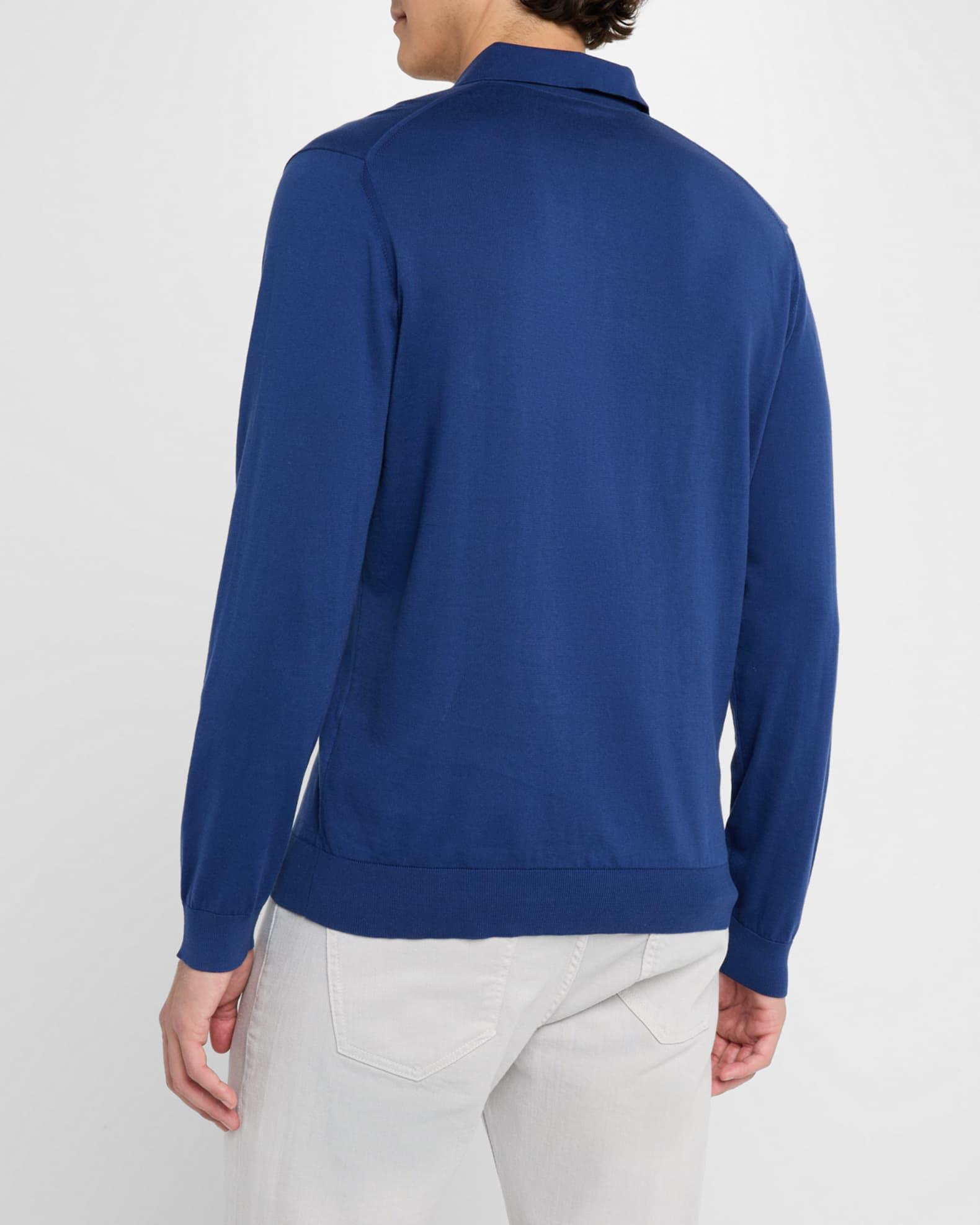 Men's Mariner Sea Island Cotton Polo Sweater Product Image