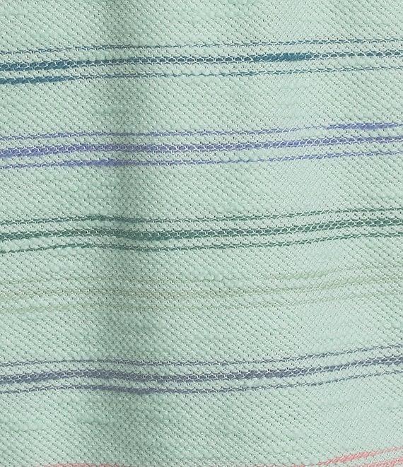 Tommy Bahama Minori Sands Button Mockneck Stripe Pullover Product Image