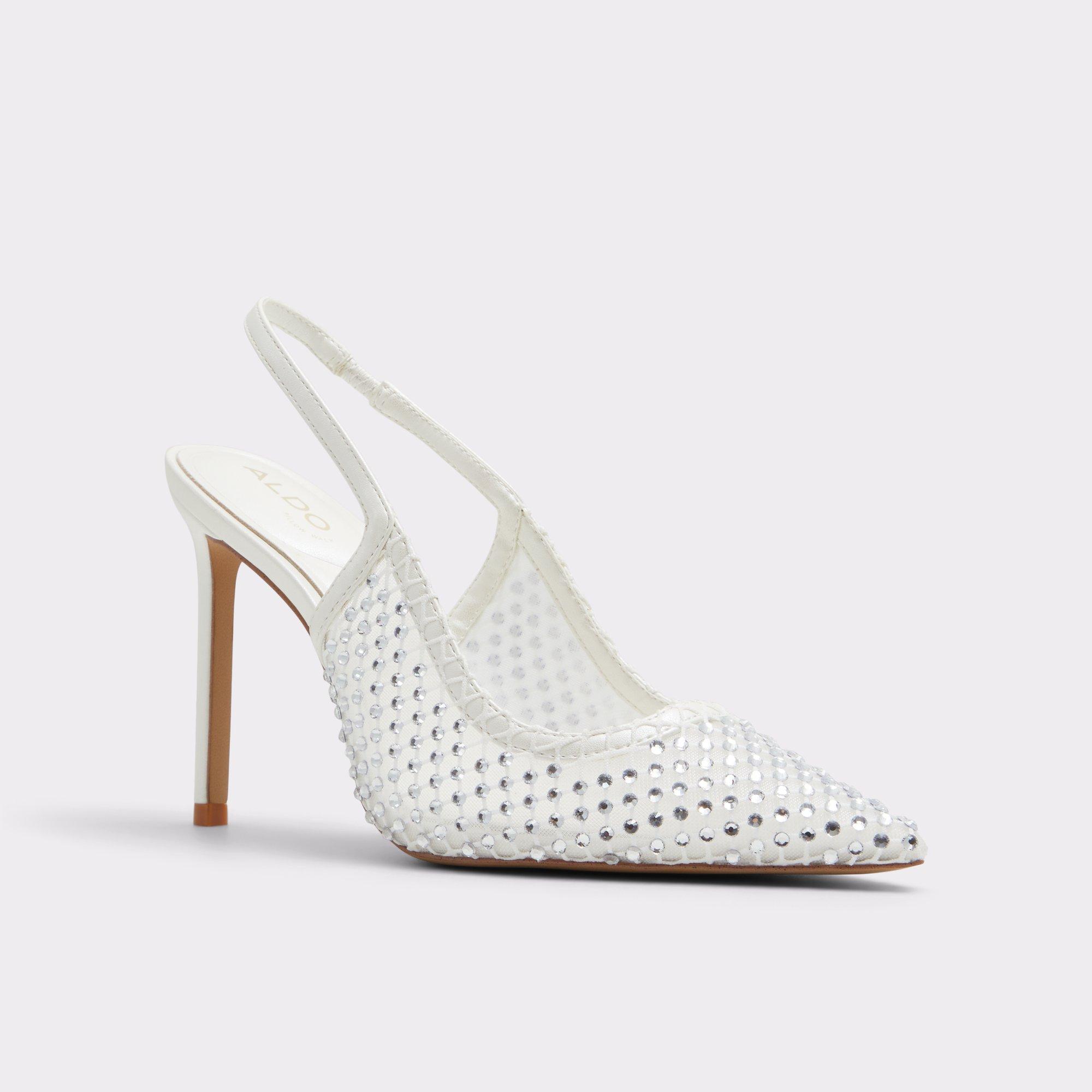 Marciana White/Bone Women's Slingbacks | ALDO US Product Image