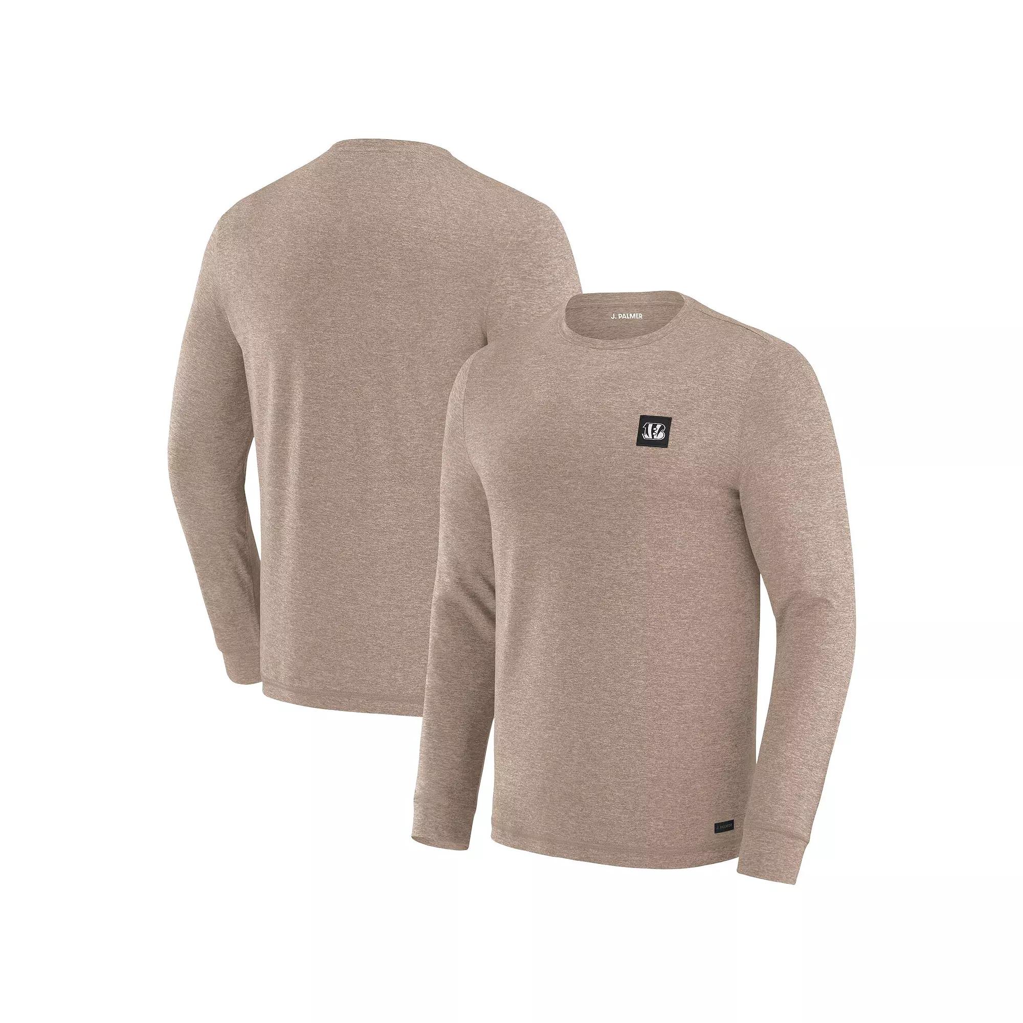 Men's J. Palmer Tan Cincinnati Bengals Four Down Long Sleeve T-Shirt, Size: 2XL, Team Product Image