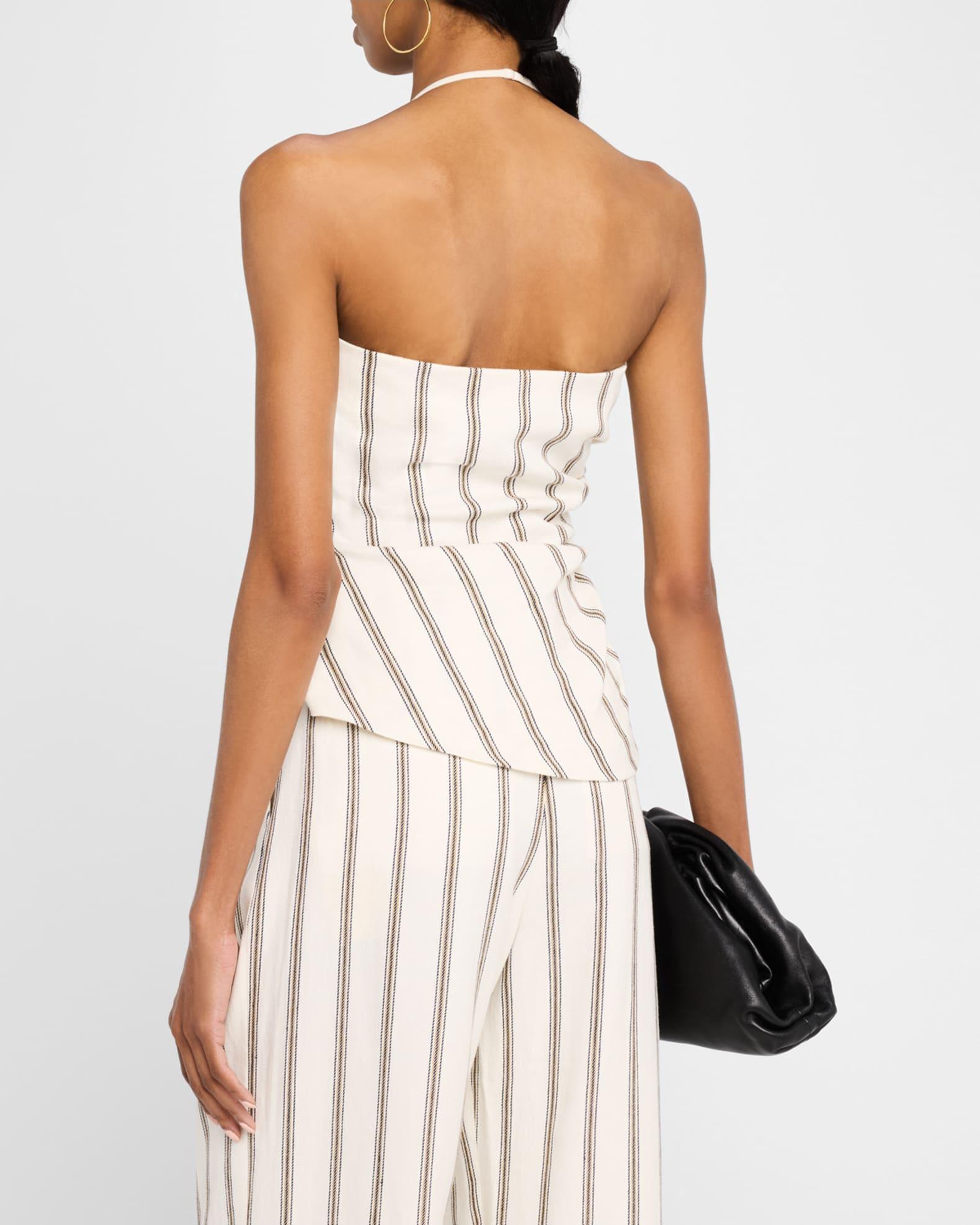 Charlotte Stripe Halter Top Product Image