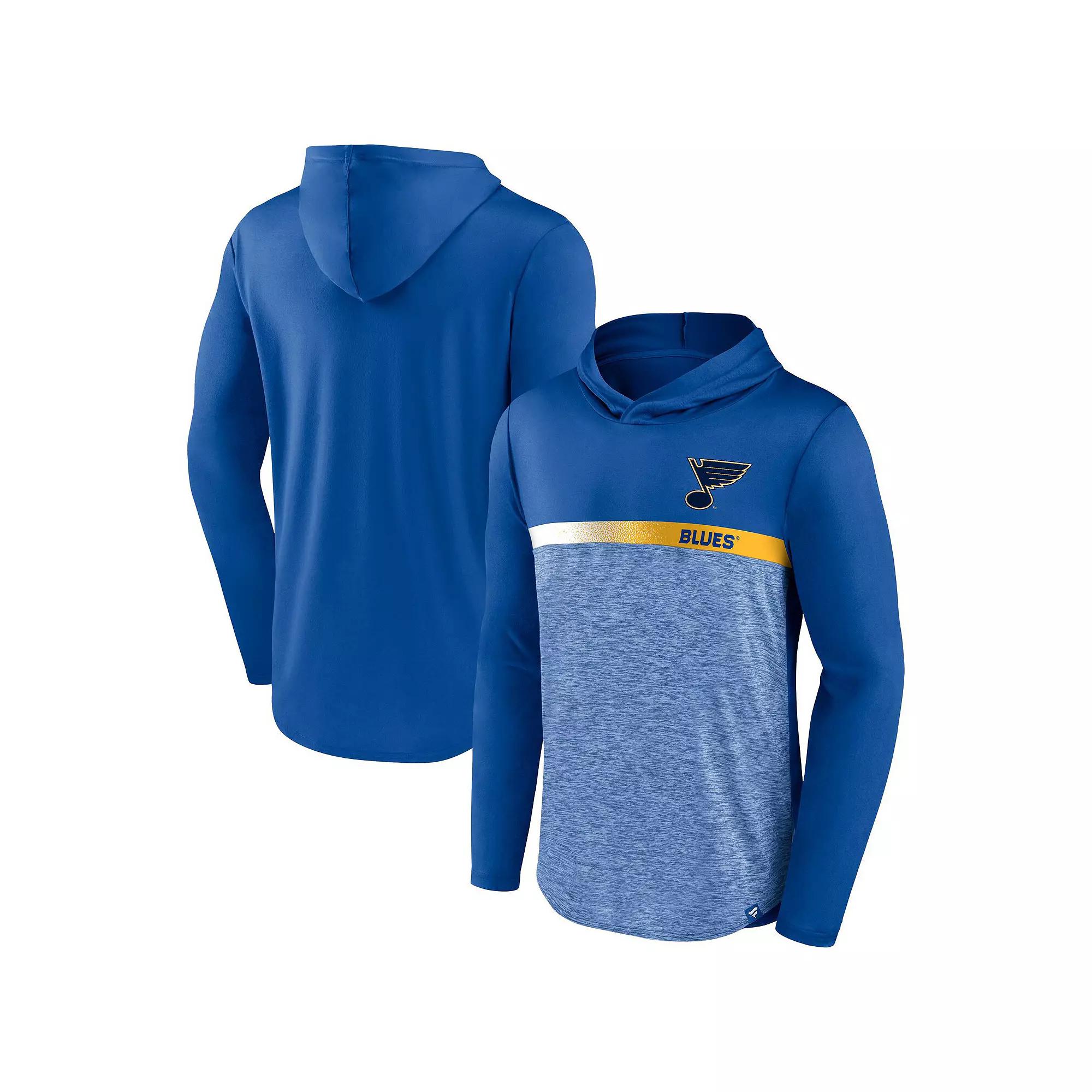 Men's Fanatics Branded Blue St. Louis Blues Podium Defender Pullover Hoodie,  Product Image