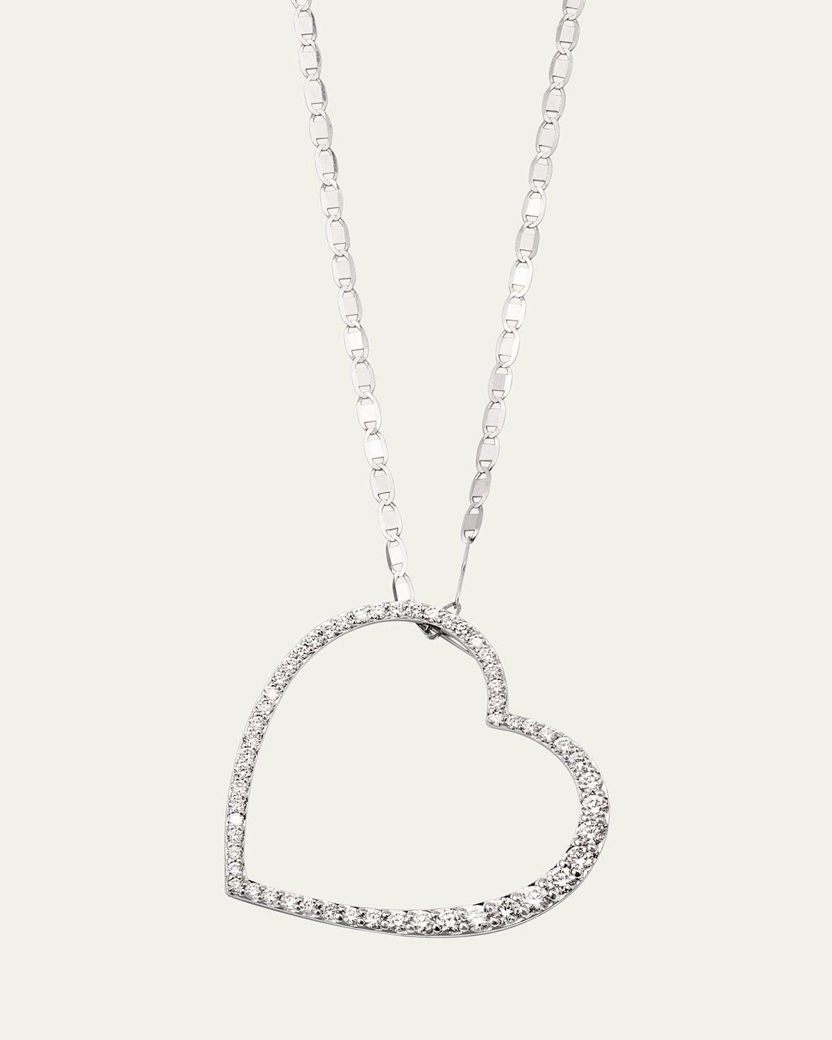 Flawless Graduating Heart Pendant Necklace, 18L Product Image