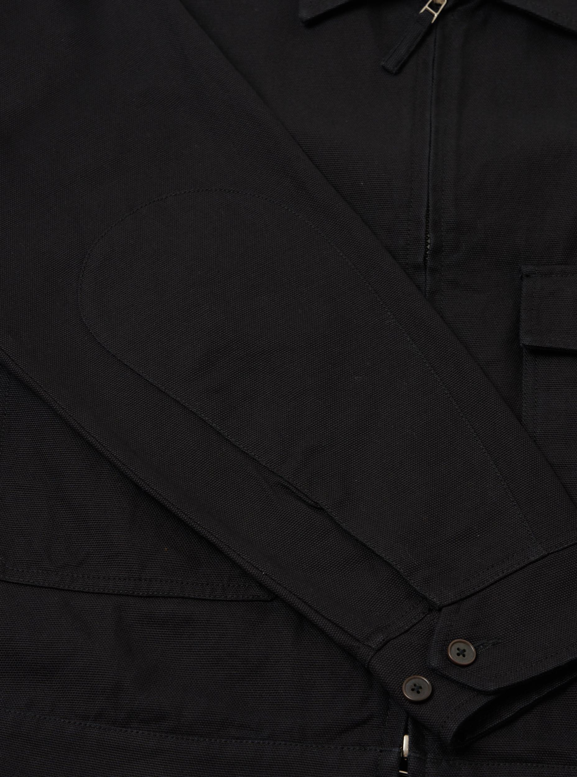 Black Organic Canvas S130 Jacket Product Image