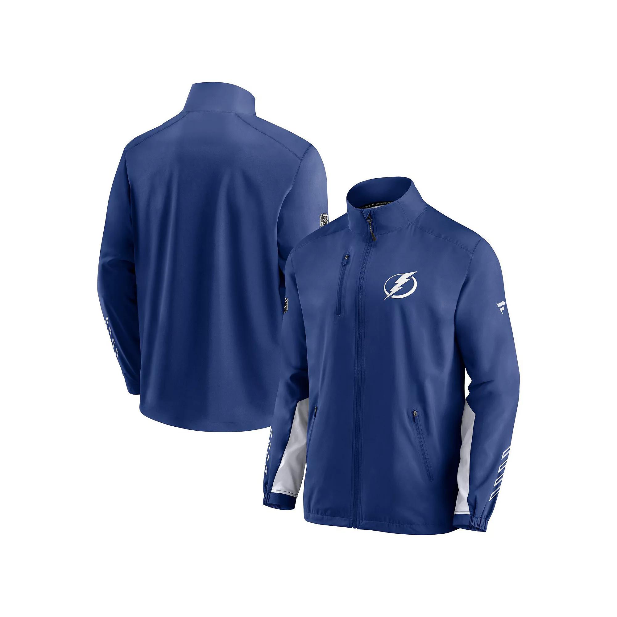 Men's Fanatics Branded Deep Sea Blue Seattle Kraken Authentic Pro Locker Room Rinkside Full-Zip Jacket,  Product Image