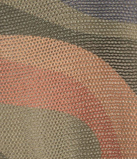 M Made in Italy Swirl Printed Scoop Neck Long Sleeve Knit Top Product Image