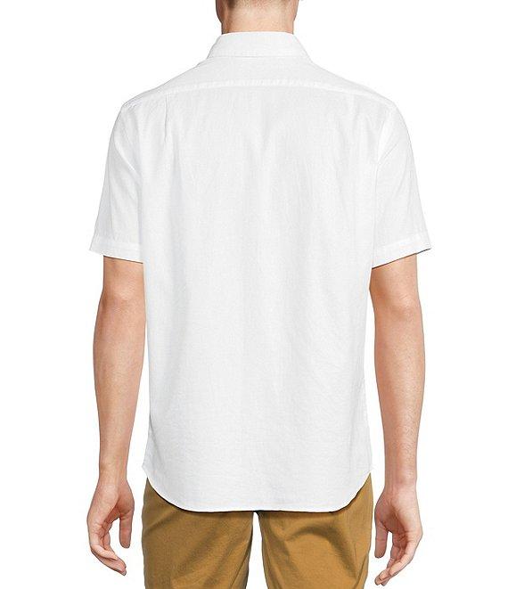 Cremieux Blue Label Solid Lightweight Oxford Short Sleeve Woven Shirt Product Image