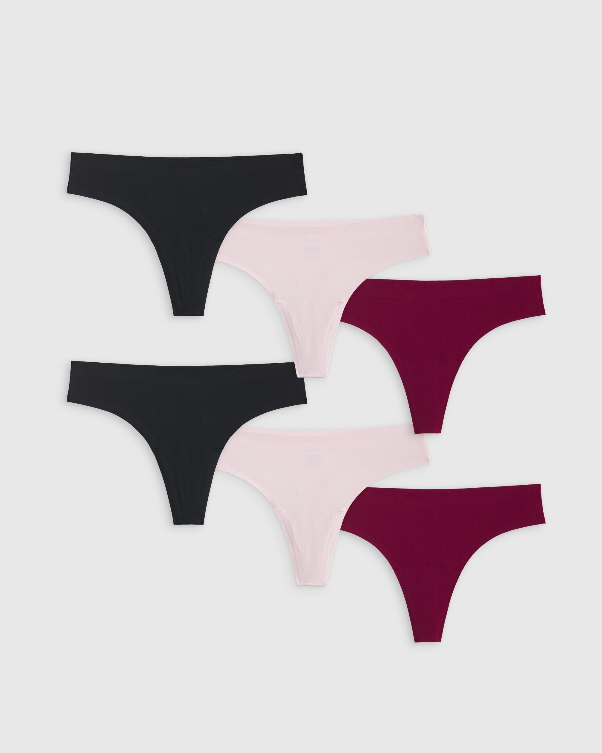 Quince | Women's Invisible Bonded Thong Size XS, Nylon/Spandex Product Image