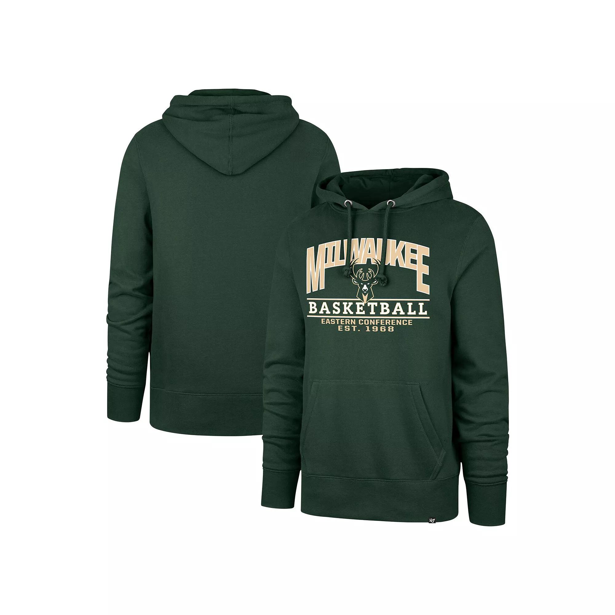 Unisex '47 Hunter Green Milwaukee Bucks Good Call Headline Pullover Hoodie, Men's,  Product Image