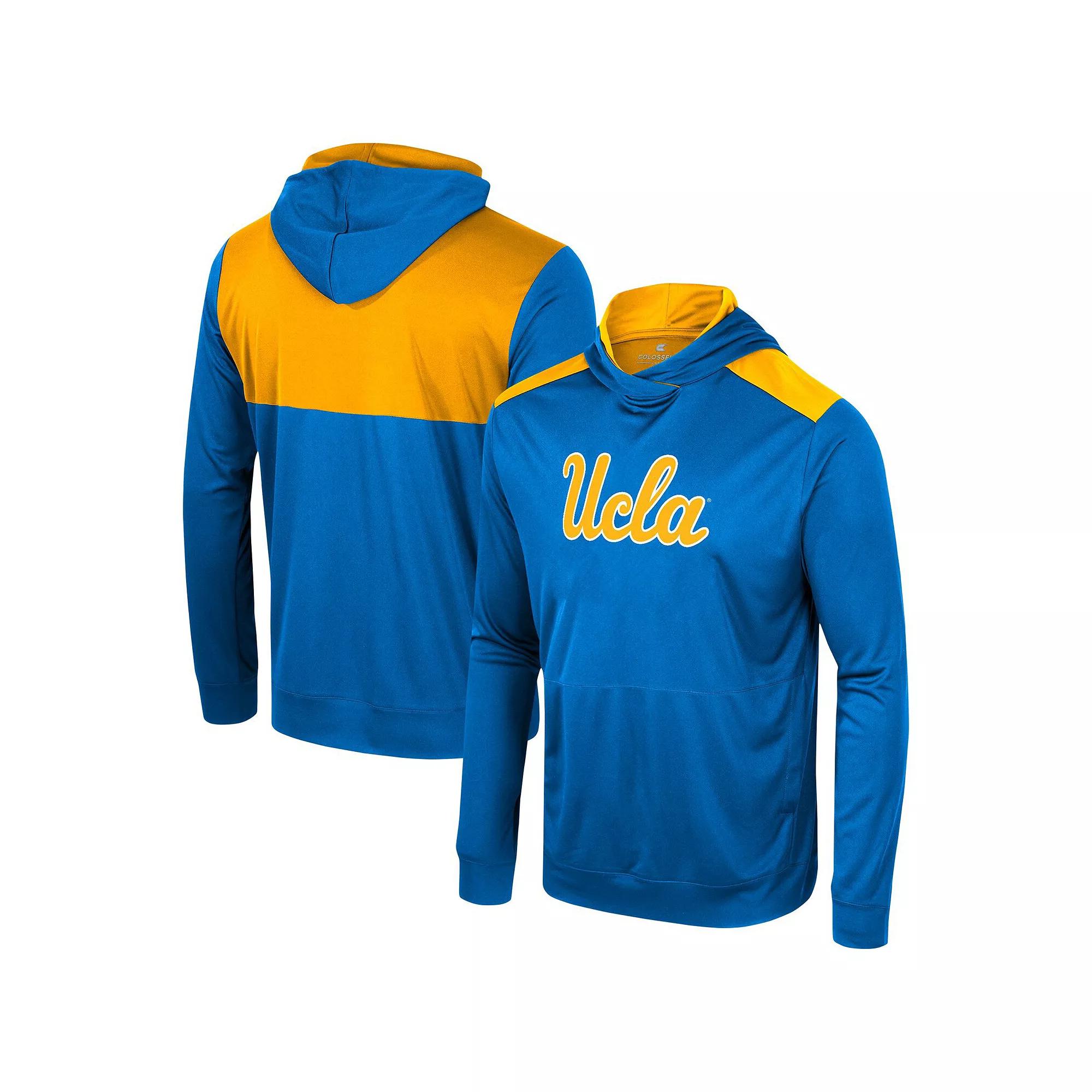 Men's Colosseum Blue UCLA Bruins Warm Up Long Sleeve Hoodie T-Shirt, Size: Large Product Image