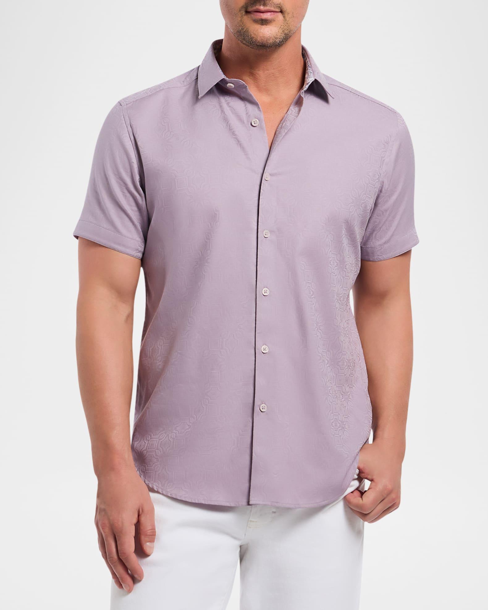Mens Odyssey Stretch Cotton Woven Shirt Product Image