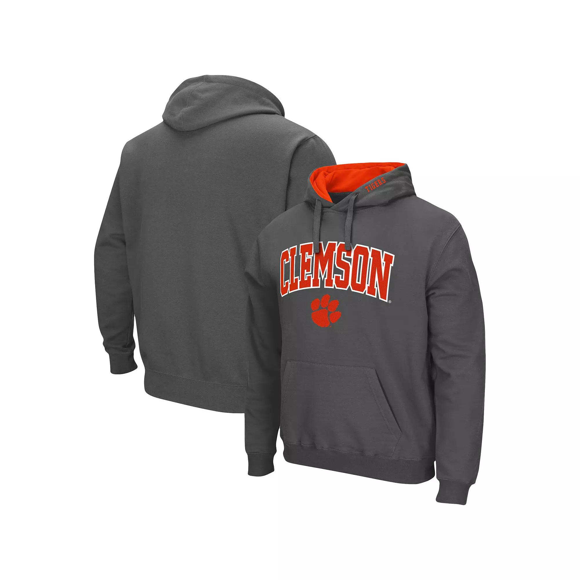 Men's Colosseum Black Virginia Tech Hokies Arch & Logo 3.0 Pullover Hoodie,  Product Image