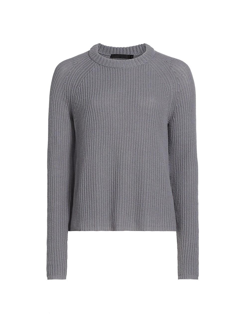 Womens Cashmere Fisherman Sweater Product Image