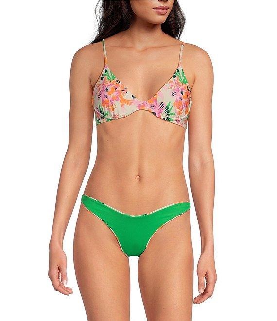 Maaji Splendour Bubbly Blossom Reversible Thin Side Classic Swim Bottom Product Image