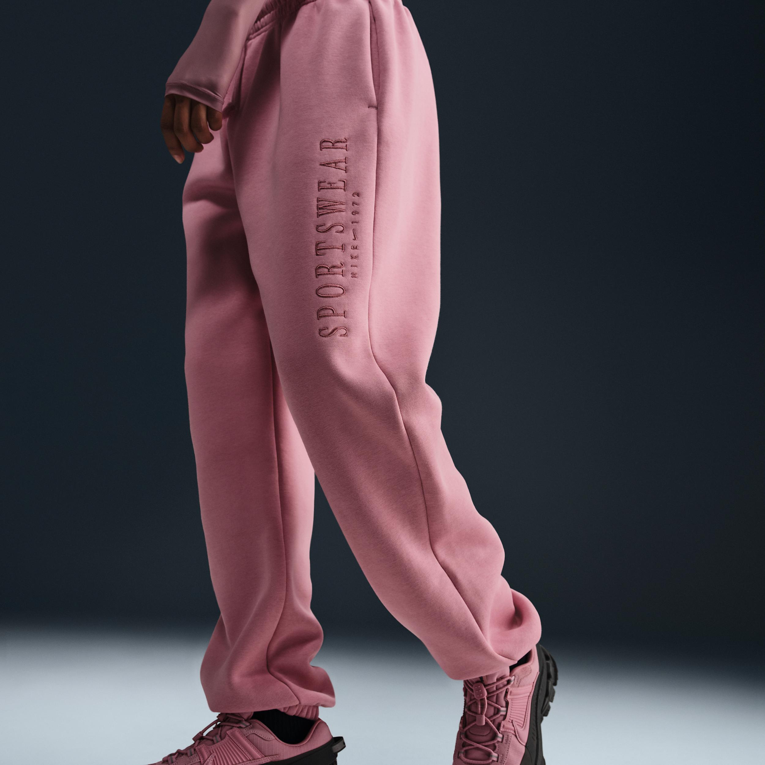 Womens Nike Sportswear Phoenix Fleece High-Waisted Oversized Sweatpants | HV4669-698 Product Image