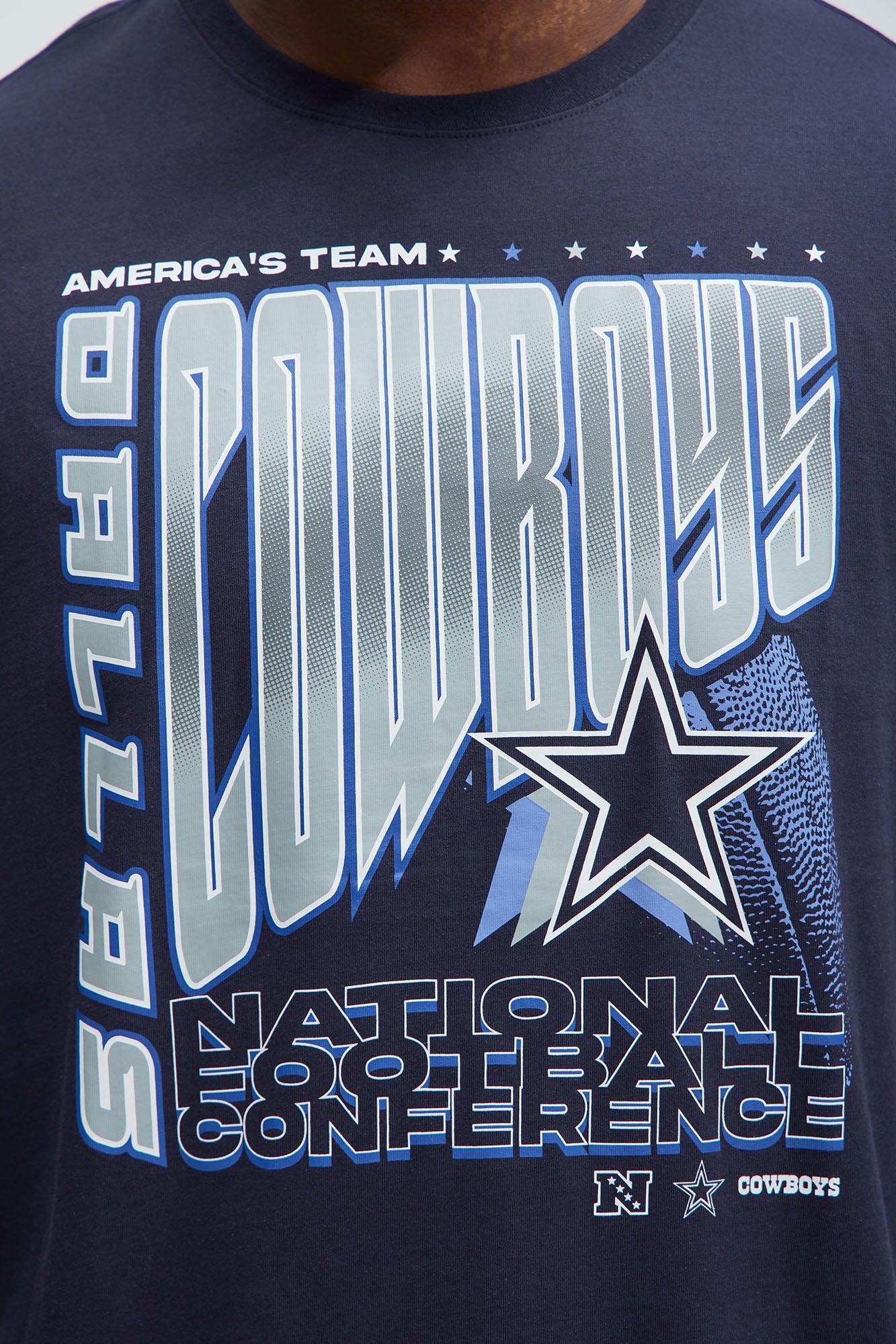 Cowboys In Orbit Long Sleeve Tee - Navy Product Image