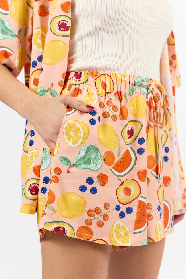 Home Grown Fruit Icon Print Two Piece Set FINAL SALE Product Image