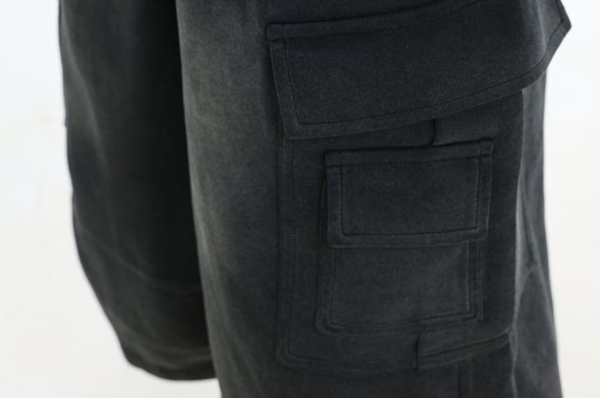 Washed Cargo Jorts Product Image