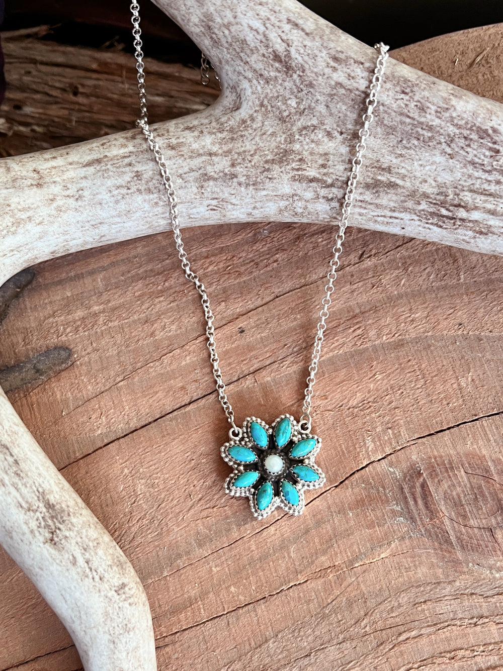 Ashkii Navajo Sterling Silver Necklace Product Image