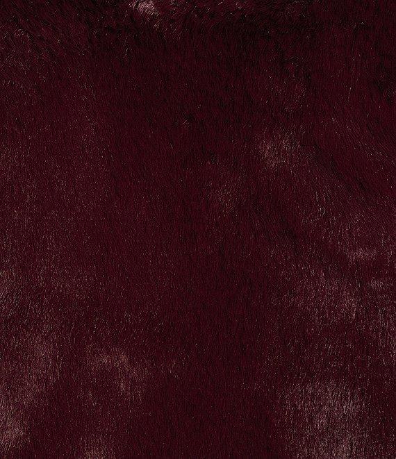 I.N. San Francisco Faux Fur Long Sleeve Cropped Shrug Product Image