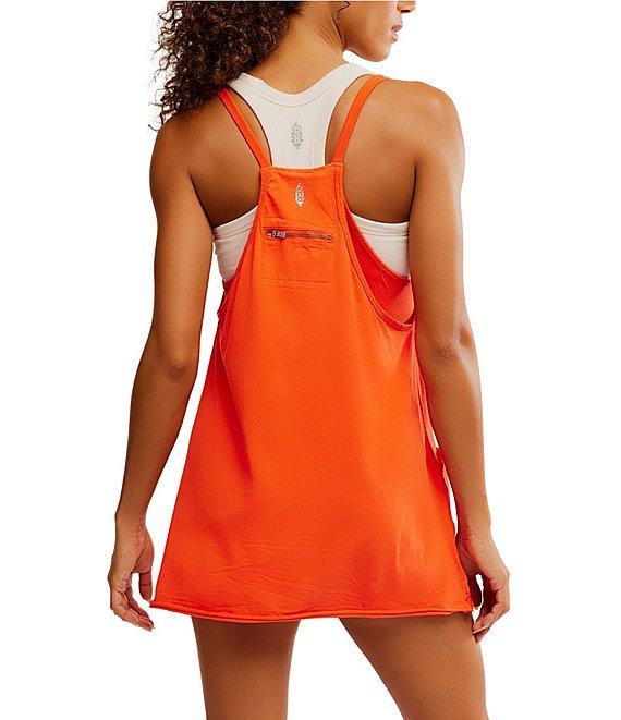Free People FP Movement Hot Shot Scoop Neck Sleeveless Patch Pocket Mini Dress Product Image