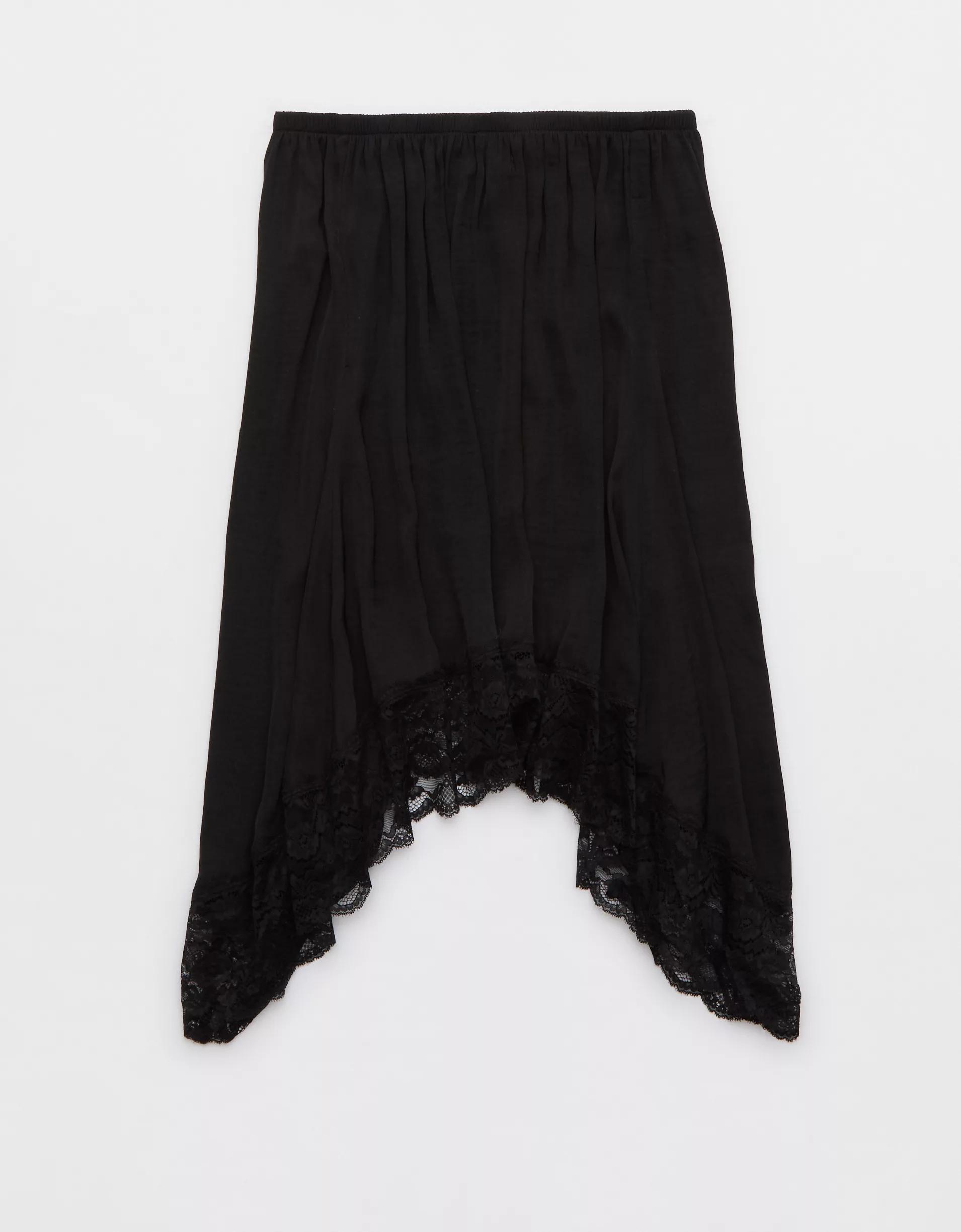 Aerie Handkerchief Midi Skirt Product Image