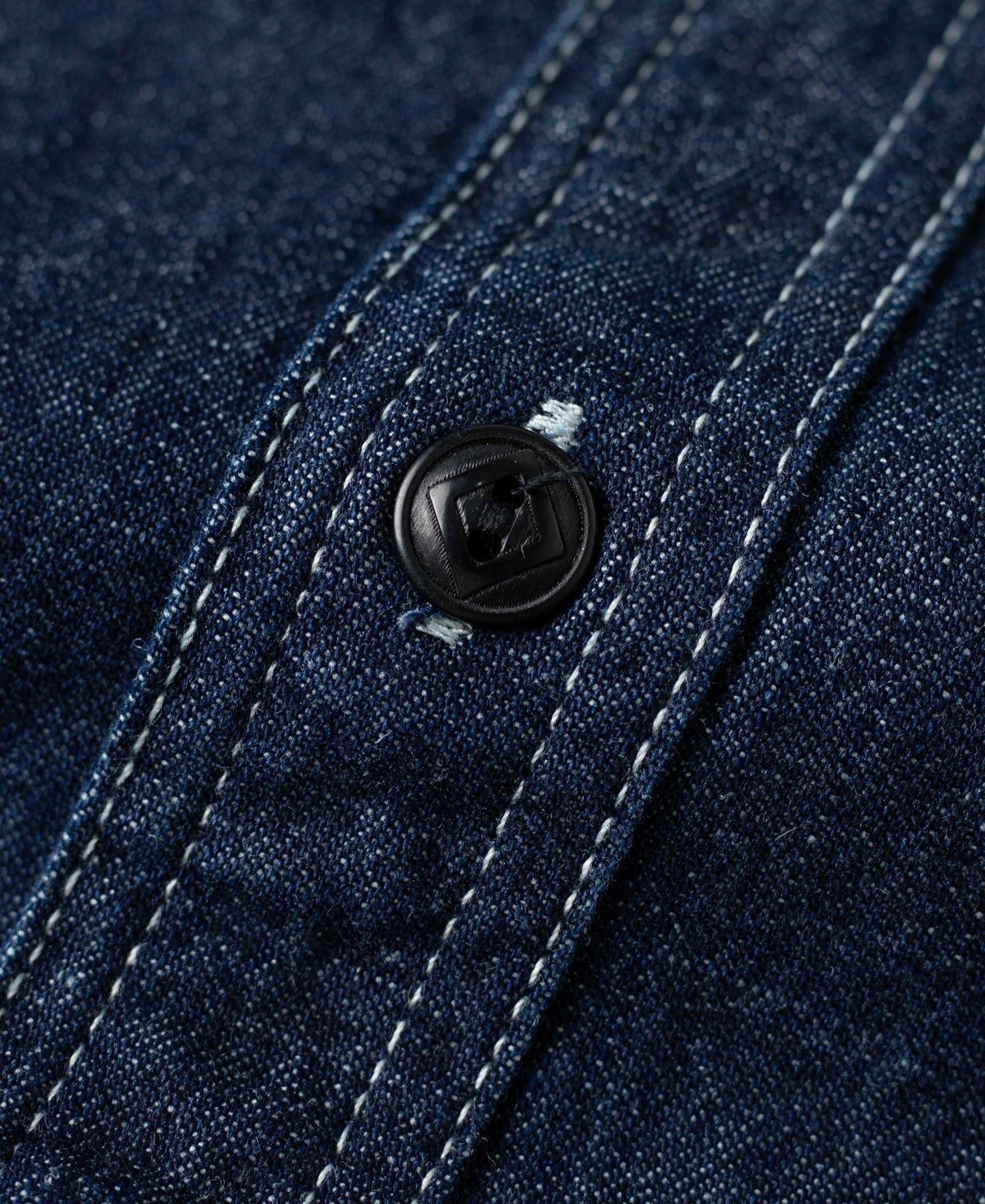 1933 Cigarette Pocket Denim Work Shirt Product Image